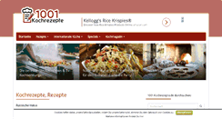 Desktop Screenshot of 1001-kochrezepte.de